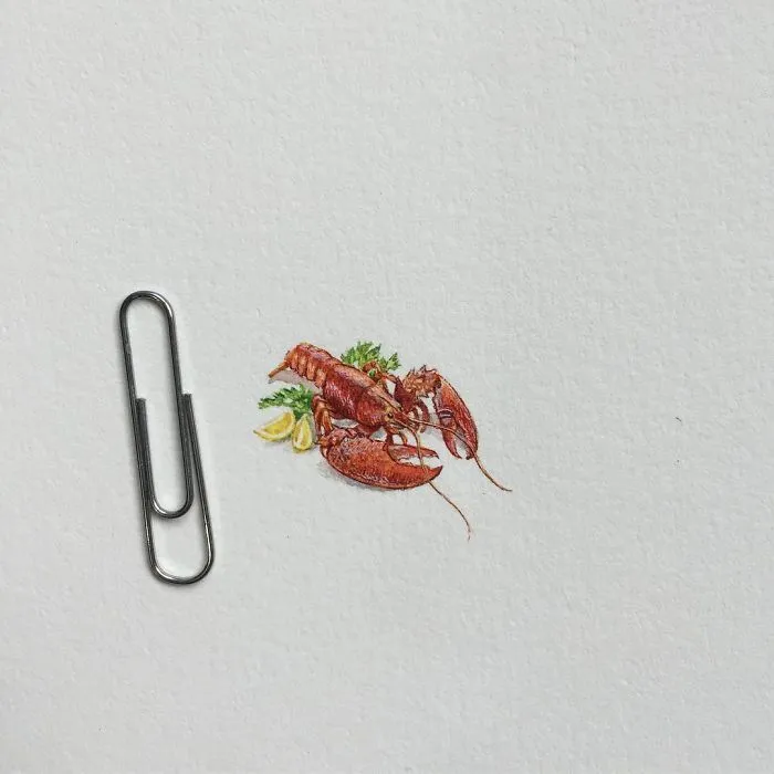 These 96 Tiny Paintings By Brooke Rothshank Are One-Inch Replicas Of Everyday Things