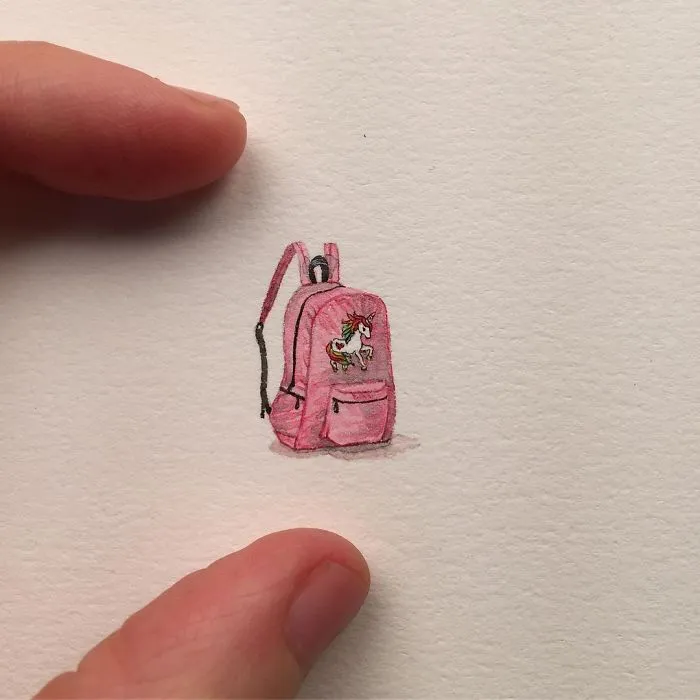 These 96 Tiny Paintings By Brooke Rothshank Are One-Inch Replicas Of Everyday Things
