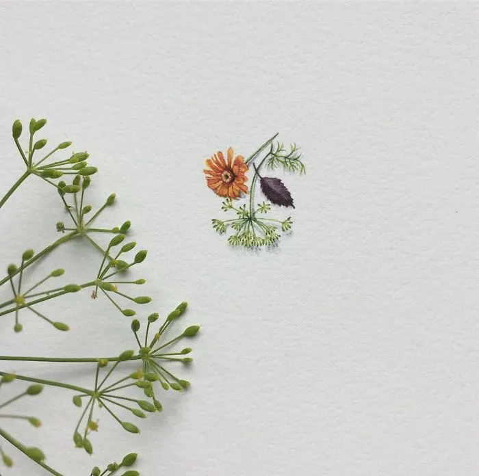 These 96 Tiny Paintings By Brooke Rothshank Are One-Inch Replicas Of Everyday Things