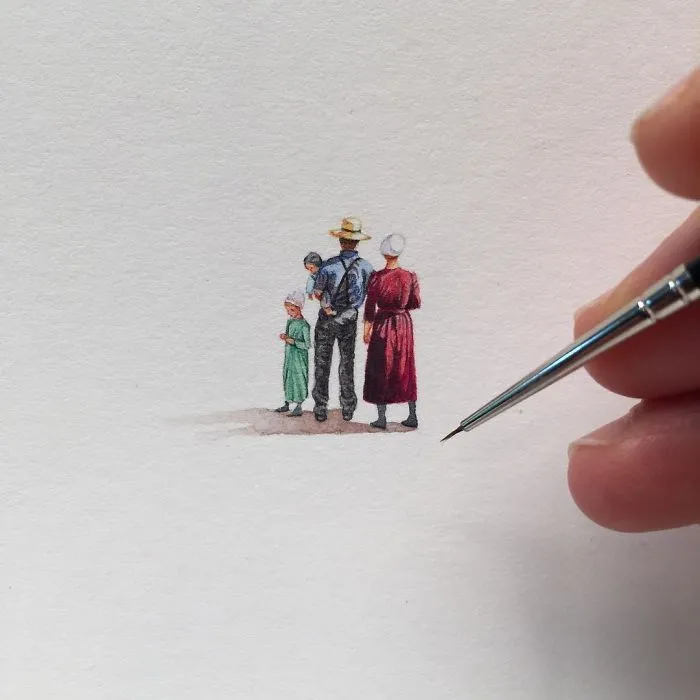 These 96 Tiny Paintings By Brooke Rothshank Are One-Inch Replicas Of Everyday Things