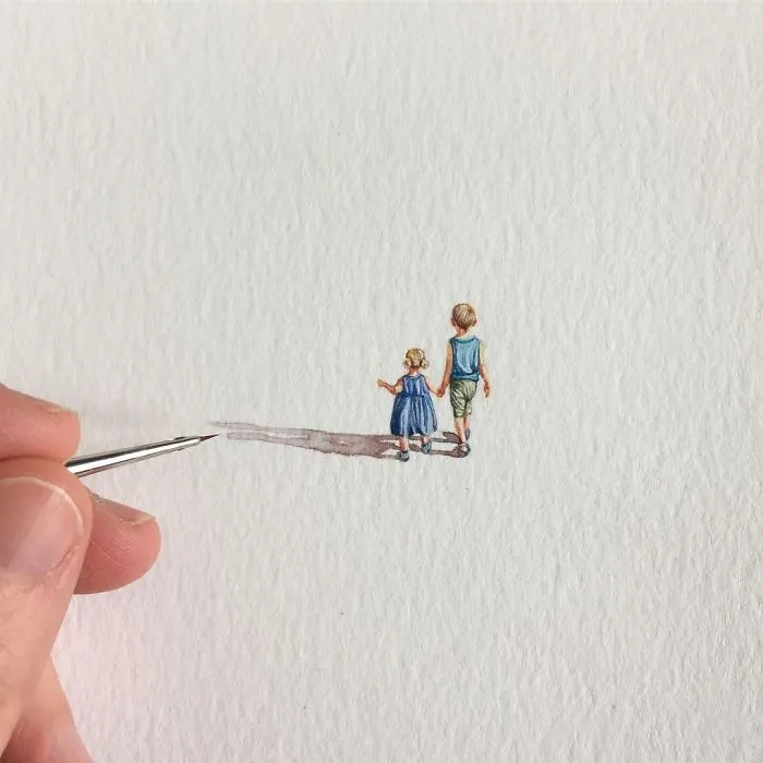 These 96 Tiny Paintings By Brooke Rothshank Are One-Inch Replicas Of Everyday Things