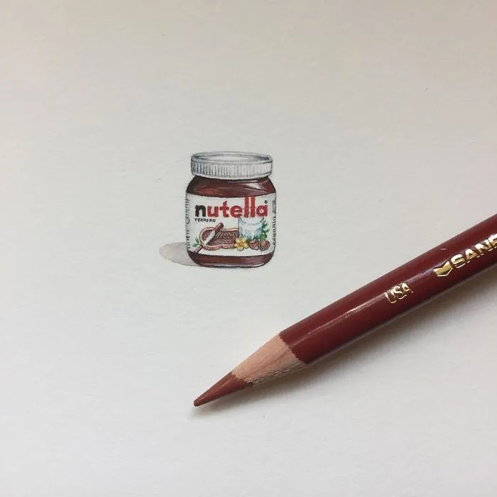 These 96 Tiny Paintings By Brooke Rothshank Are One-Inch Replicas Of Everyday Things