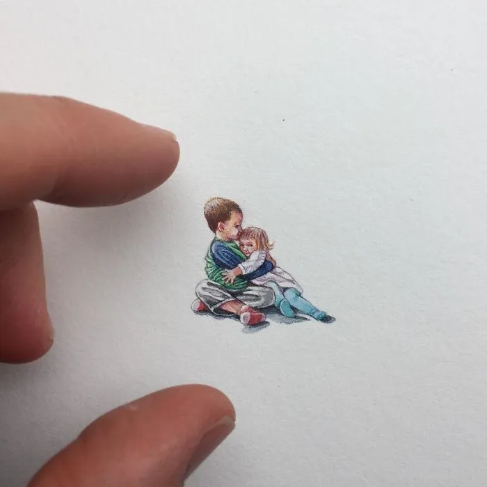 These 96 Tiny Paintings By Brooke Rothshank Are One-Inch Replicas Of Everyday Things