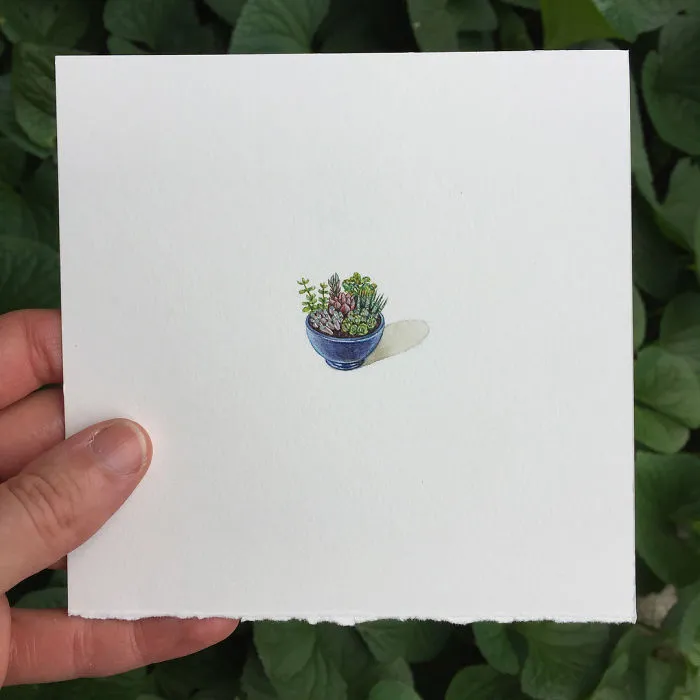 These 96 Tiny Paintings By Brooke Rothshank Are One-Inch Replicas Of Everyday Things