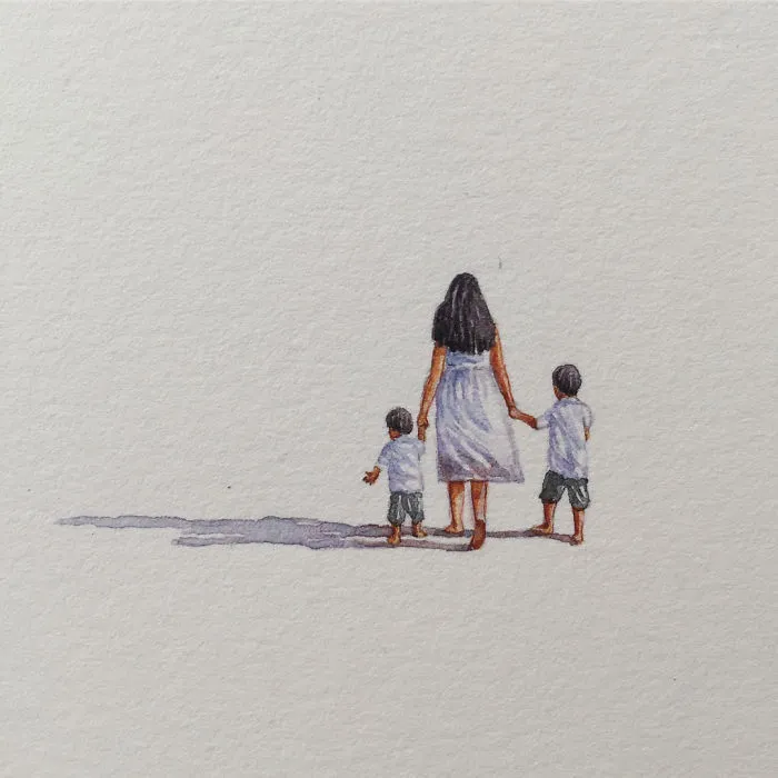 These 96 Tiny Paintings By Brooke Rothshank Are One-Inch Replicas Of Everyday Things