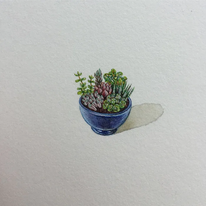 These 96 Tiny Paintings By Brooke Rothshank Are One-Inch Replicas Of Everyday Things