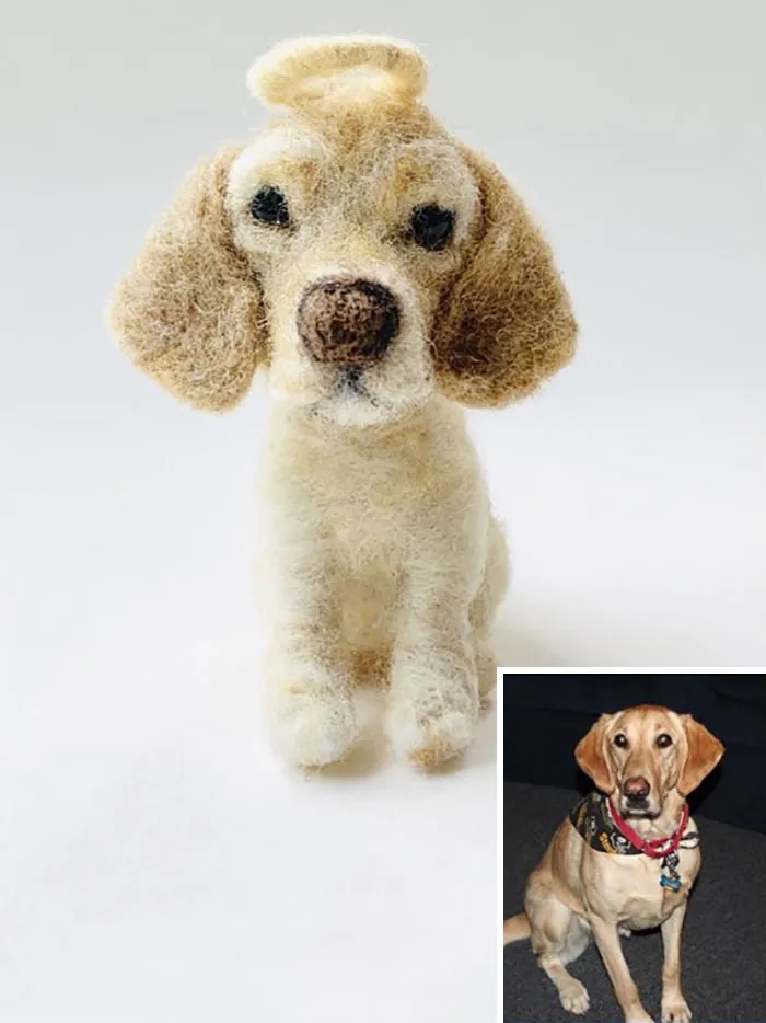 Artist Creates Felted Versions Of People's Pets And The Waitlist Is Already 3 Months Long (98 Pics) 