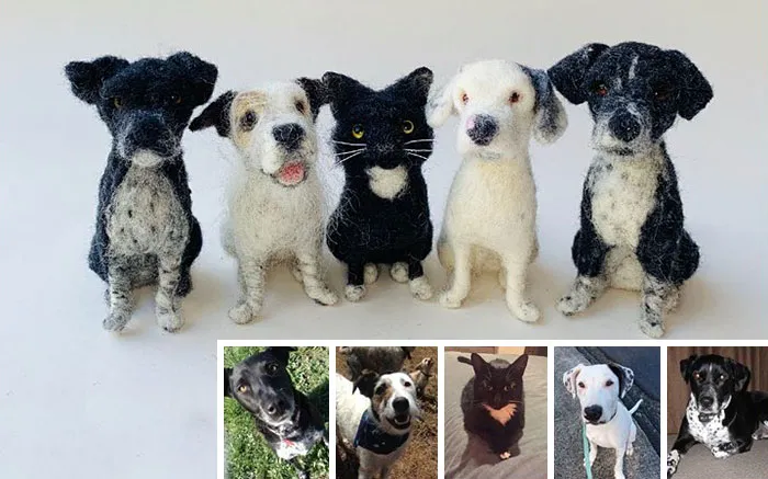 Artist Creates Felted Versions Of People's Pets And The Waitlist Is Already 3 Months Long (98 Pics) 