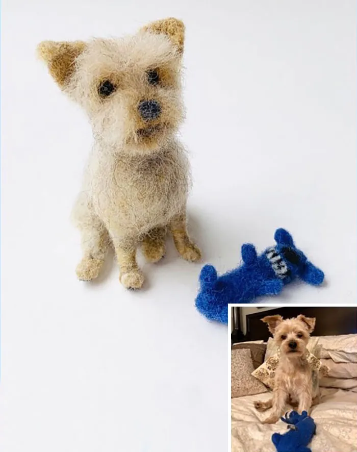 Artist Creates Felted Versions Of People's Pets And The Waitlist Is Already 3 Months Long (98 Pics) 