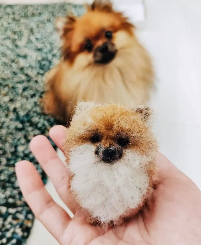 Artist Creates Felted Versions Of People's Pets And The Waitlist Is Already 3 Months Long (98 Pics) 