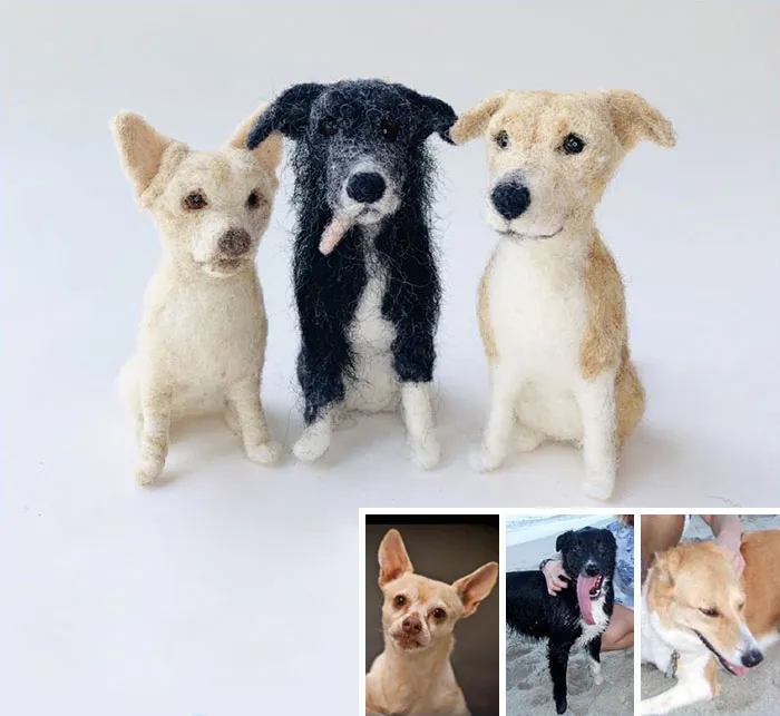 Artist Creates Felted Versions Of People's Pets And The Waitlist Is Already 3 Months Long (98 Pics) 