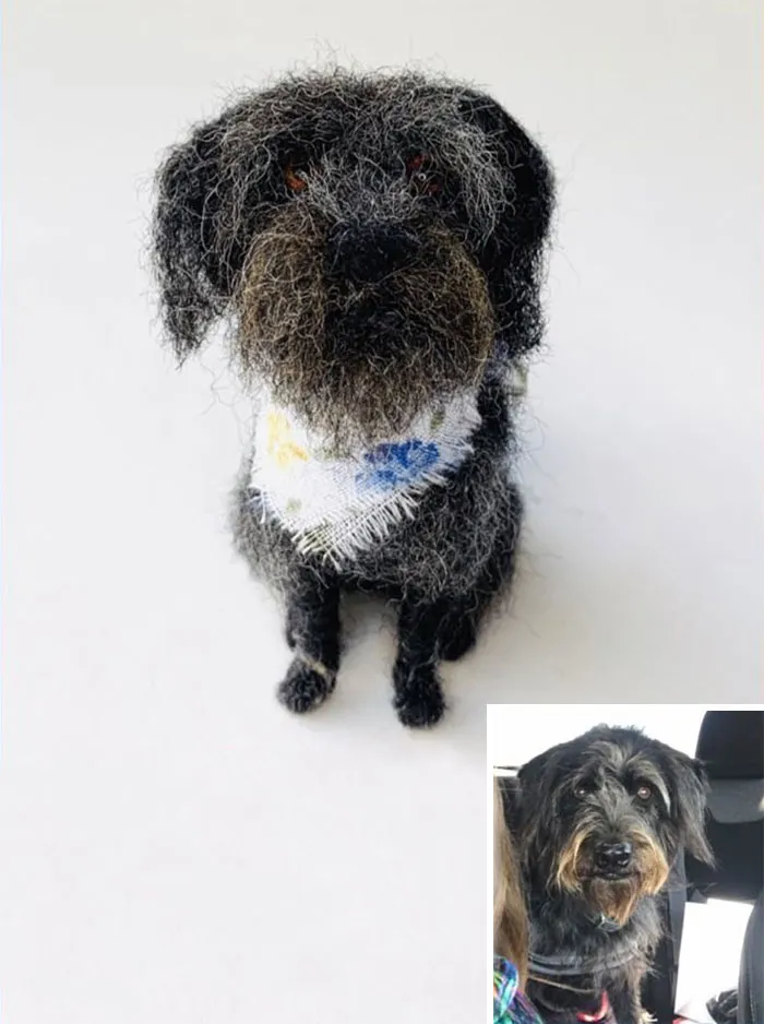 Artist Creates Felted Versions Of People's Pets And The Waitlist Is Already 3 Months Long (98 Pics) 