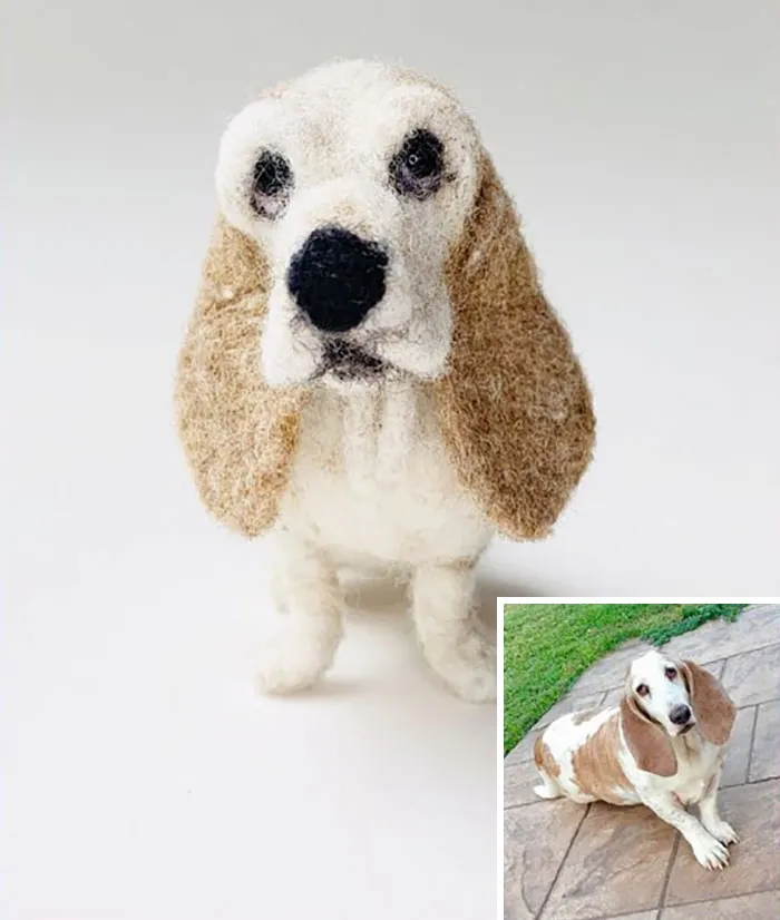 Artist Creates Felted Versions Of People's Pets And The Waitlist Is Already 3 Months Long (98 Pics) 