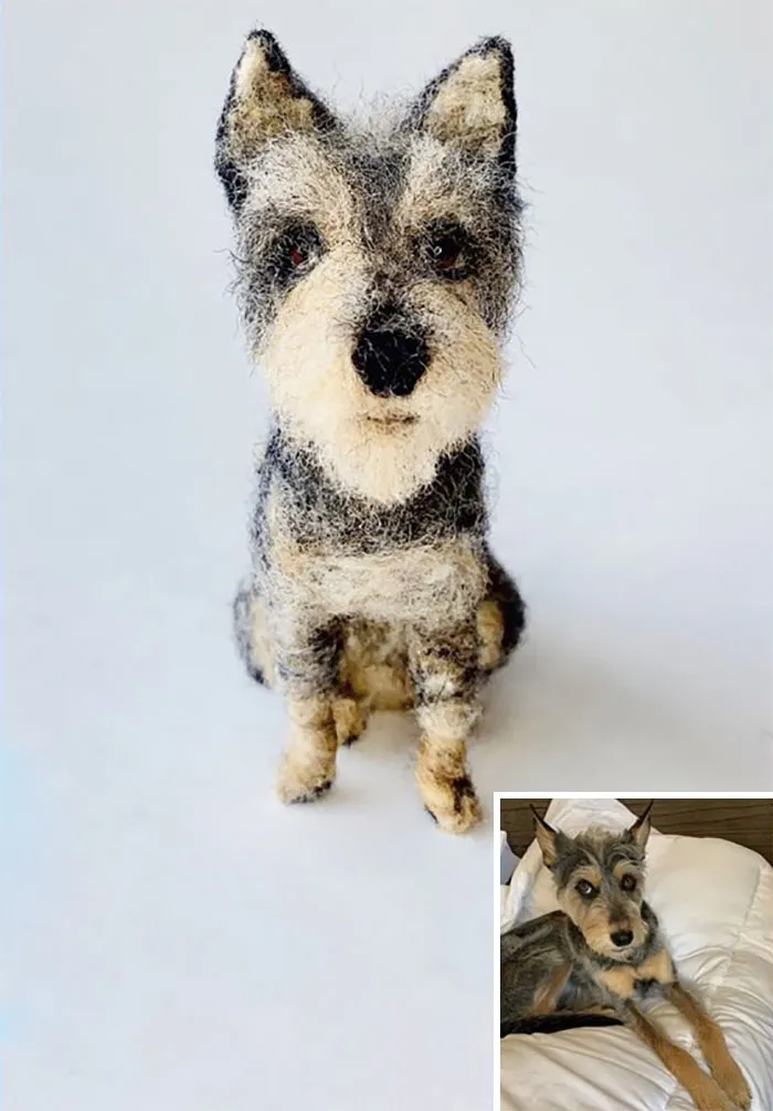 Artist Creates Felted Versions Of People's Pets And The Waitlist Is Already 3 Months Long (98 Pics) 