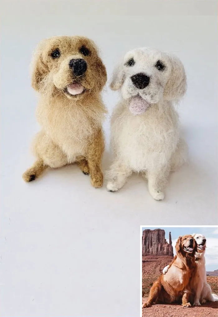 Artist Creates Felted Versions Of People's Pets And The Waitlist Is Already 3 Months Long (98 Pics) 