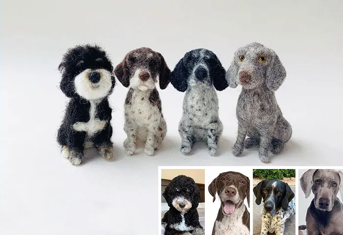 Artist Creates Felted Versions Of People's Pets And The Waitlist Is Already 3 Months Long (98 Pics) 