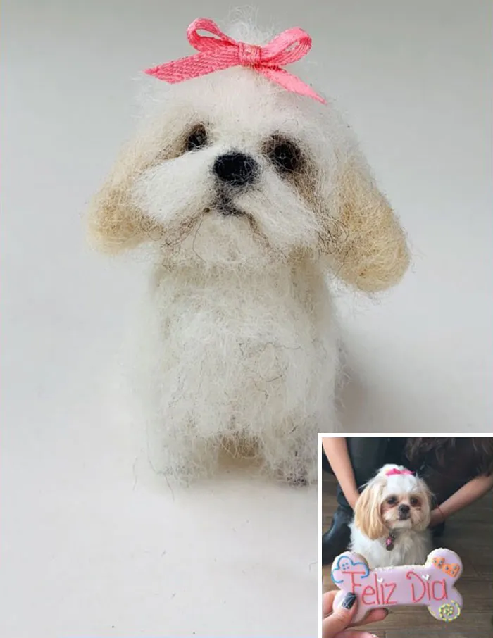 Artist Creates Felted Versions Of People's Pets And The Waitlist Is Already 3 Months Long (98 Pics) 
