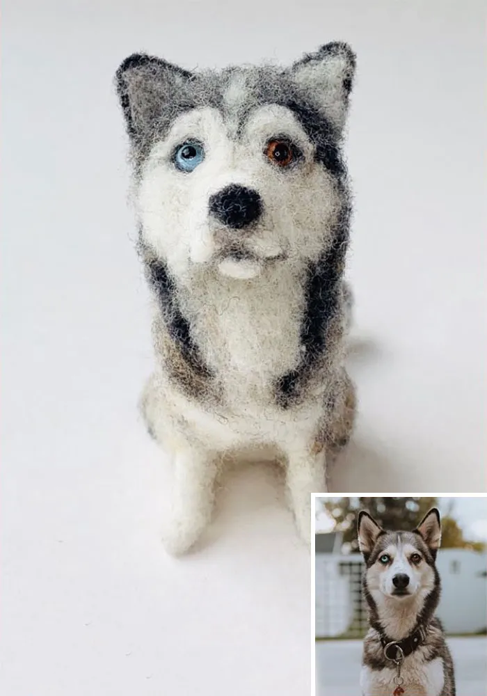 Artist Creates Felted Versions Of People's Pets And The Waitlist Is Already 3 Months Long (98 Pics) 