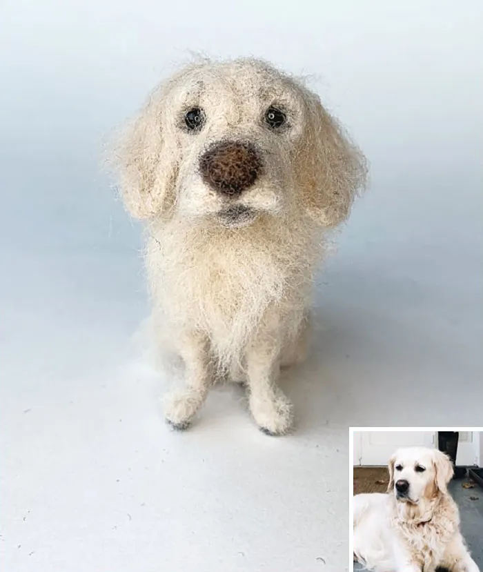 Artist Creates Felted Versions Of People's Pets And The Waitlist Is Already 3 Months Long (98 Pics) 