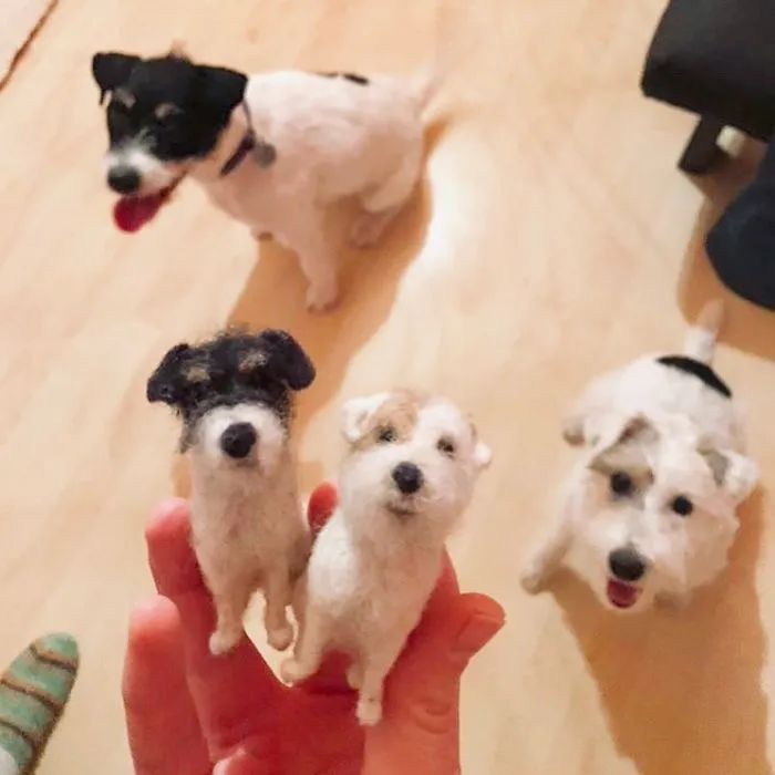 Artist Creates Felted Versions Of People's Pets And The Waitlist Is Already 3 Months Long (98 Pics) 