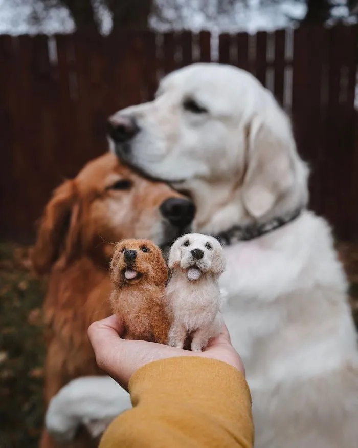 Artist Creates Felted Versions Of People's Pets And The Waitlist Is Already 3 Months Long (98 Pics) 