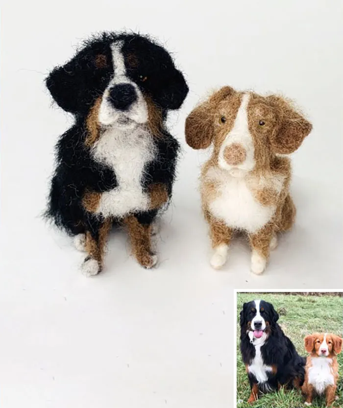 Artist Creates Felted Versions Of People's Pets And The Waitlist Is Already 3 Months Long (98 Pics) 