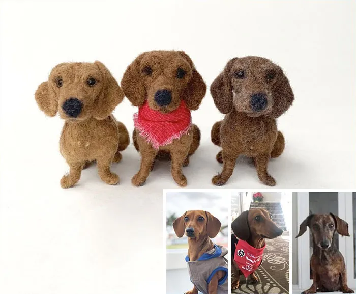 Artist Creates Felted Versions Of People's Pets And The Waitlist Is Already 3 Months Long (98 Pics) 