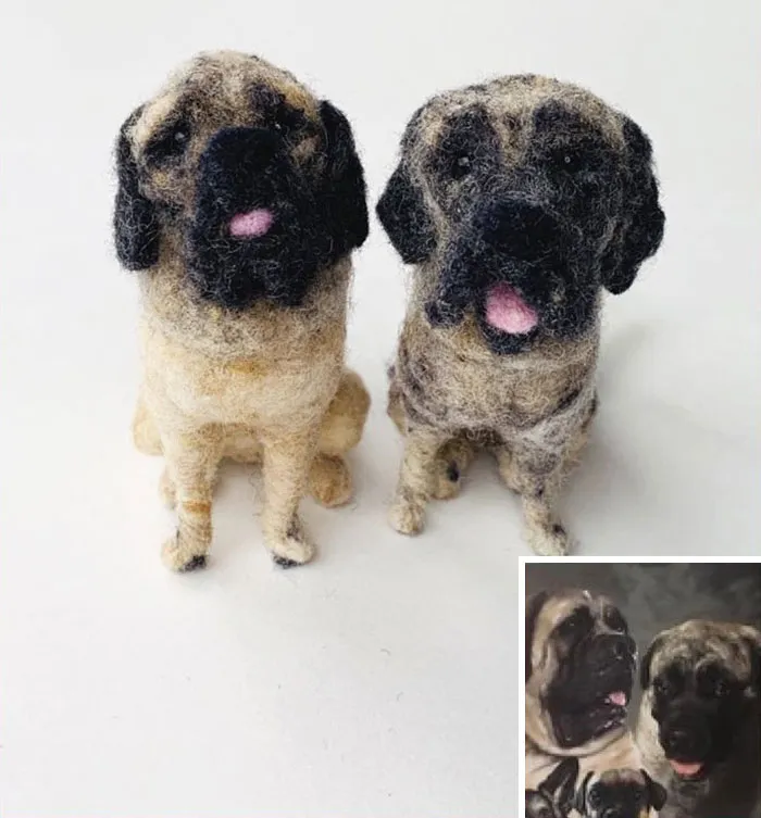 Artist Creates Felted Versions Of People's Pets And The Waitlist Is Already 3 Months Long (98 Pics) 