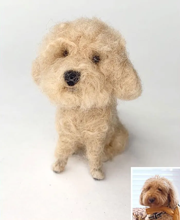 Artist Creates Felted Versions Of People's Pets And The Waitlist Is Already 3 Months Long (98 Pics) 