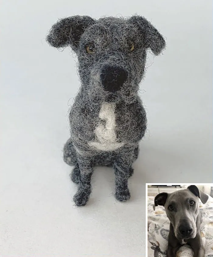 Artist Creates Felted Versions Of People's Pets And The Waitlist Is Already 3 Months Long (98 Pics) 