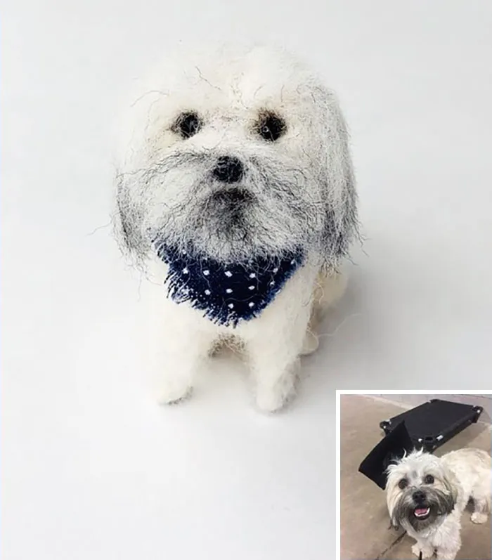 Artist Creates Felted Versions Of People's Pets And The Waitlist Is Already 3 Months Long (98 Pics) 