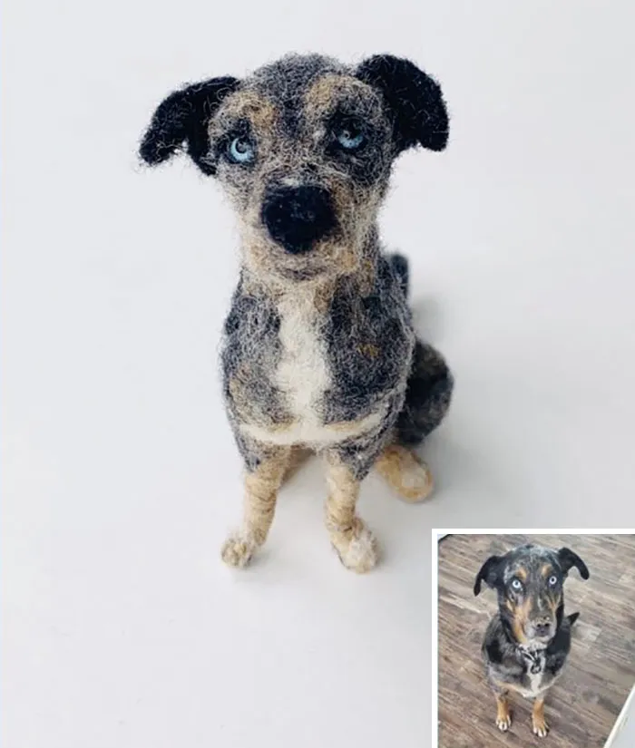 Artist Creates Felted Versions Of People's Pets And The Waitlist Is Already 3 Months Long (98 Pics) 
