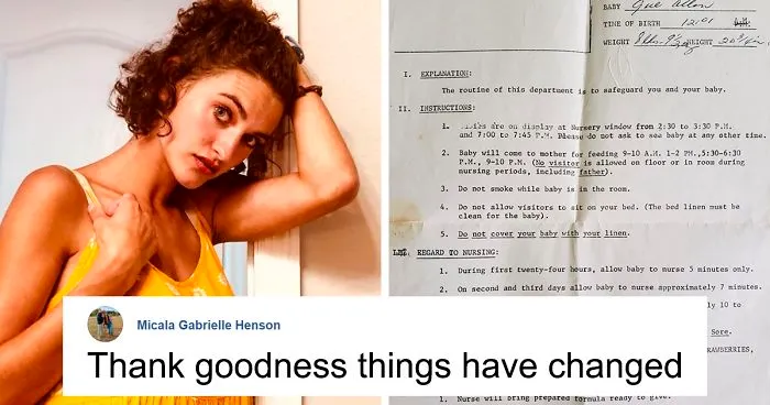 Mom Accidentally Finds Baby Care Instructions From 1968, Shows How Much Life Has Changed
