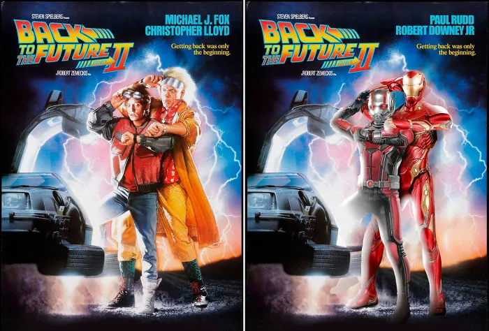 Ant-Man And Iron Man Starring Back To The Future 2