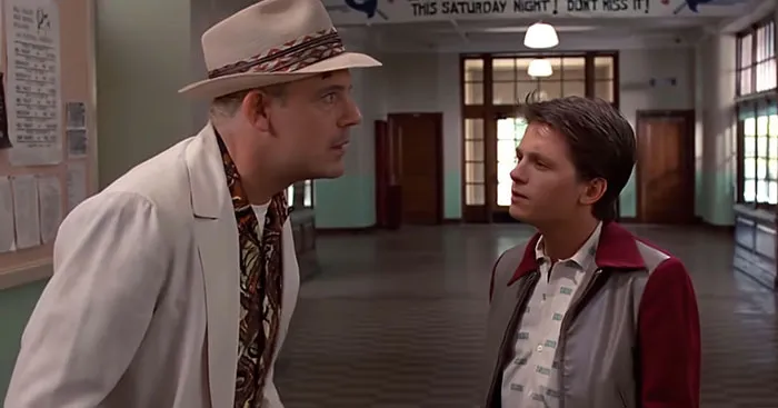 Someone Put Robert Downey Jr. And Tom Holland In 'Back To The Future' And It's Everything Marvel Fans Have Dreamed Of
