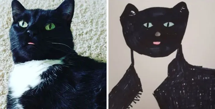 Esta protectora de animales promete hacer un dibujo cutre pero original de tu mascota por cada donación de 15$, y estos son los resultados (35 fotos)