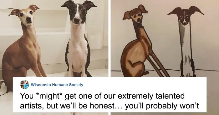 Humane Society Promises To Make A Bad Original Drawing Of Your Pet For A $15 Donation And Here's The Results (35 Pics)