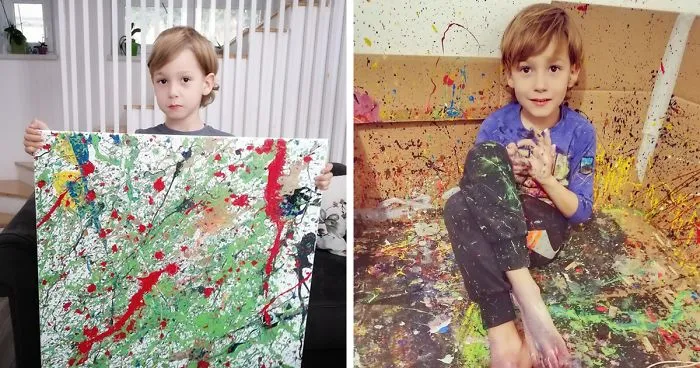 29 Paintings By My 5-Year-Old Son With Autism