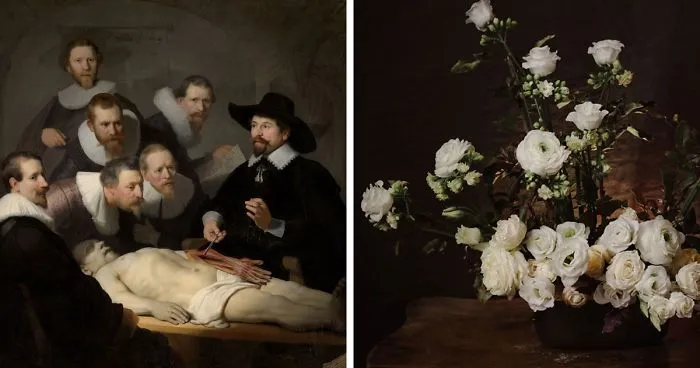 We Use Flowers To Recreate World-Famous Paintings (7 Pics)