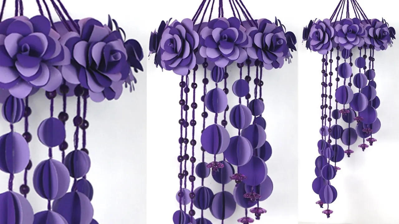 Beautiful Rose Flower Wall Hanging |rose Flower Wall Decoration Ideas