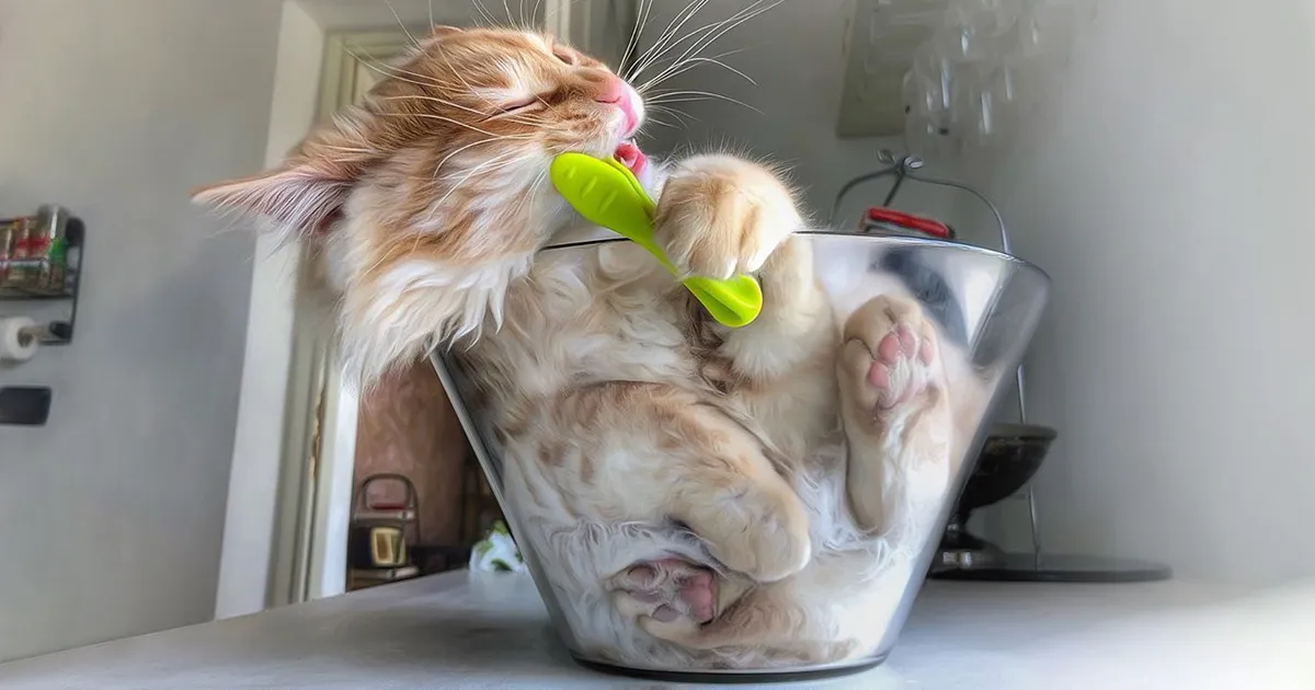 Esta italiana documenta la vida despreocupada que lleva su gato, y la verdad es que da envidia (36 fotos)