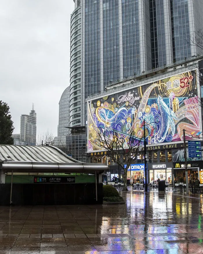 Photographer Captures Shanghai During Coronavirus Outbreak, And The City Of 24M People Looks Haunting (32 Pics)