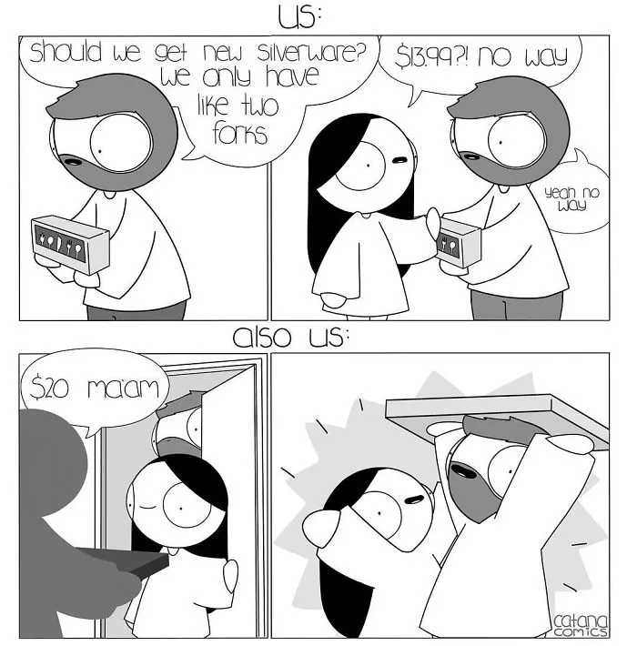 Girlfriend Secretly Illustrates Everyday Life With Her Boyfriend, He Uploads Comics Online And They Go Viral (30 New Pics)
