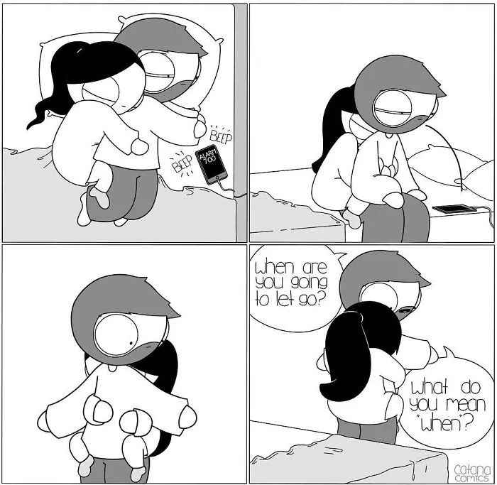 Girlfriend Secretly Illustrates Everyday Life With Her Boyfriend, He Uploads Comics Online And They Go Viral (30 New Pics)