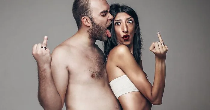 15 Very Different Married Couples Pose For The Photography Project "Dressed In Love"
