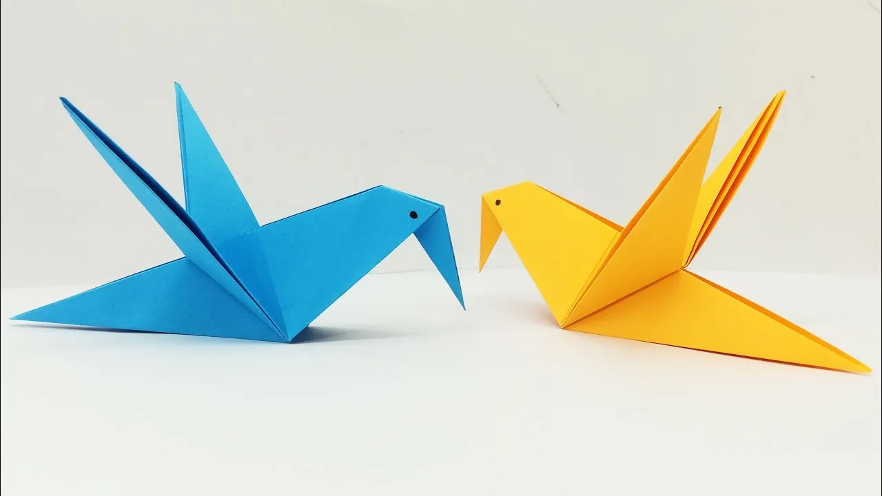 How To Make An Origami Flapping Bird