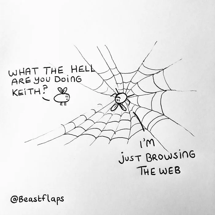 24 Funny Doodles This Artist Drew During Meetings They Didn't Need To Be At