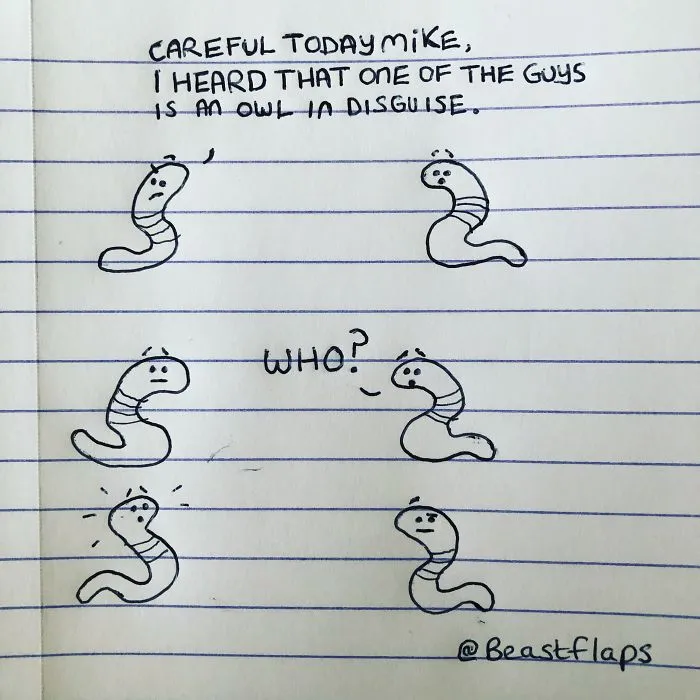 24 Funny Doodles This Artist Drew During Meetings They Didn't Need To Be At