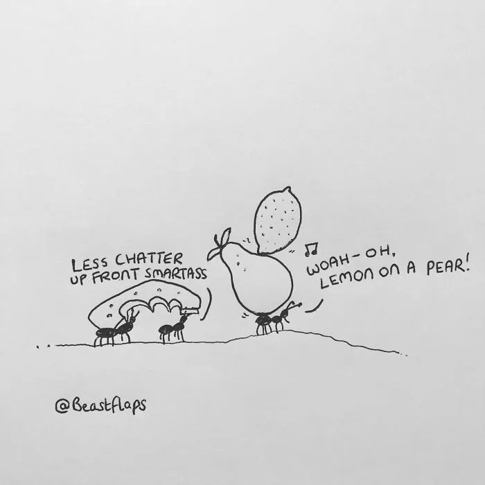 24 Funny Doodles This Artist Drew During Meetings They Didn't Need To Be At