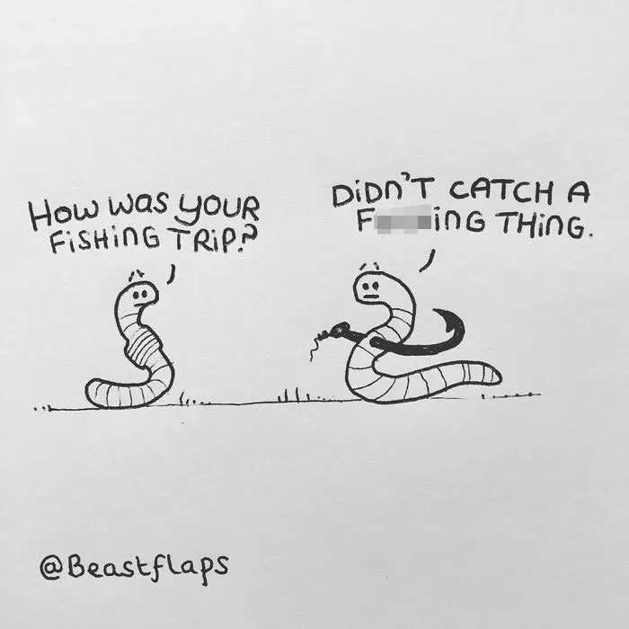 24 Funny Doodles This Artist Drew During Meetings They Didn't Need To Be At